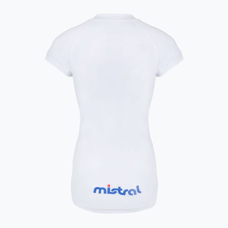 Moteriški plaukimo marškinėliai Mistral Miami Lycra white 5