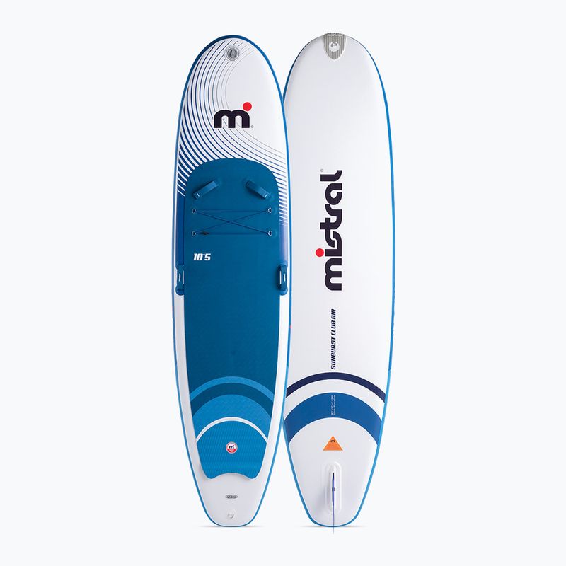 SUP irklentė Mistral Sunburst Club Air 10'5  blue/white 2