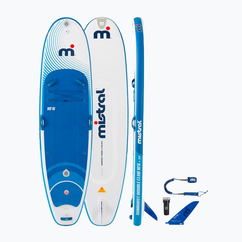 Lenta SUP Mistral Sunburst Double Club 10'6" white/green