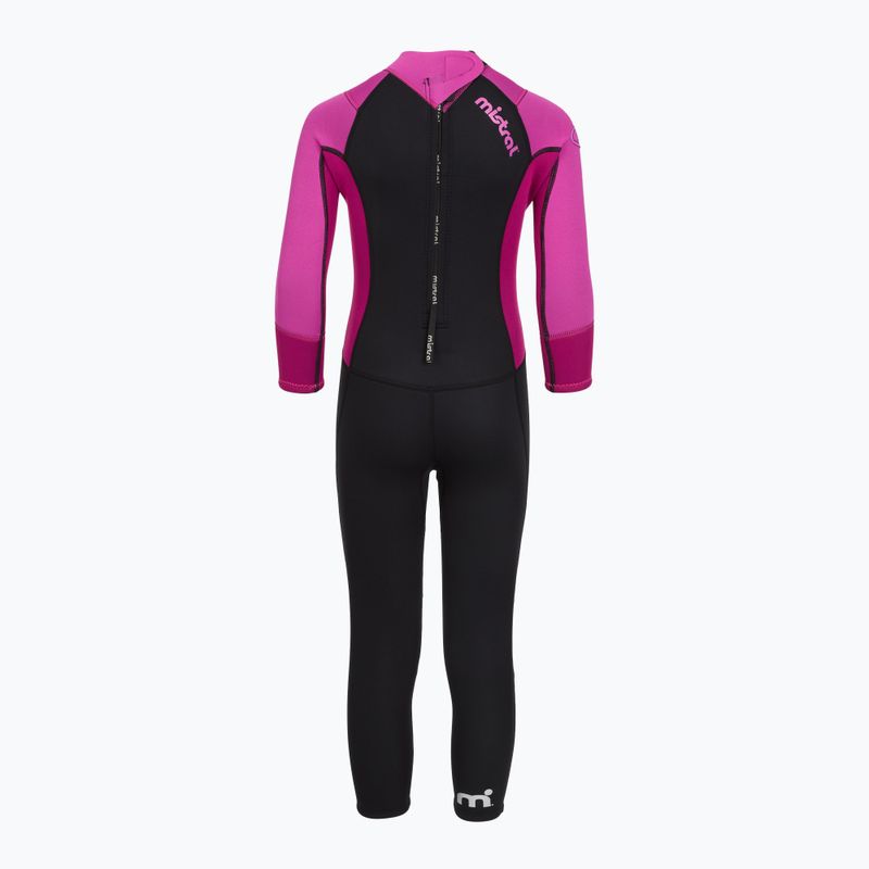 Vaikiškas plaukimo kostiumas Mistral Breeze 76 2,5/2mm Kids Suit black/pink 3