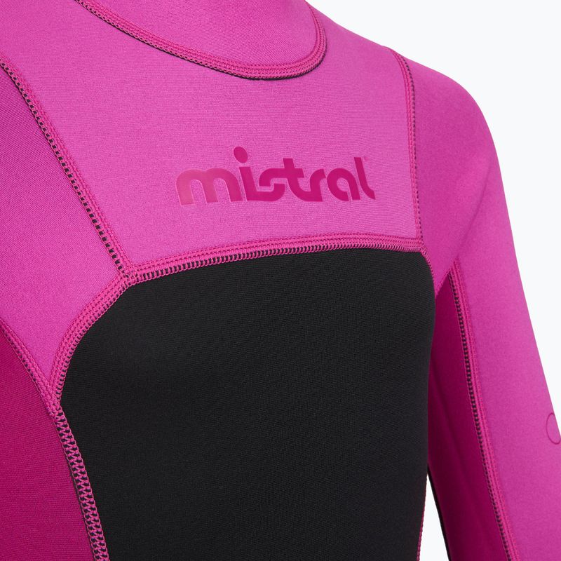 Vaikiškas plaukimo kostiumas Mistral Breeze 76 2,5/2mm Kids Suit black/pink 4