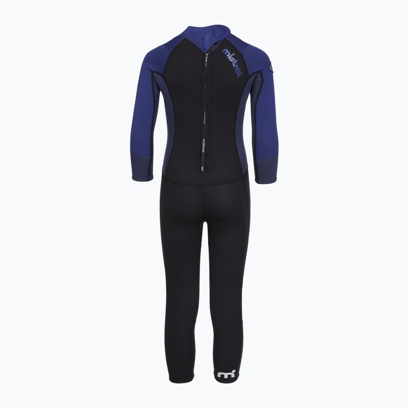 Vaikiškas plaukimo kostiumas Mistral Breeze 76 2,5/2mm Kids Suit black/blue 3