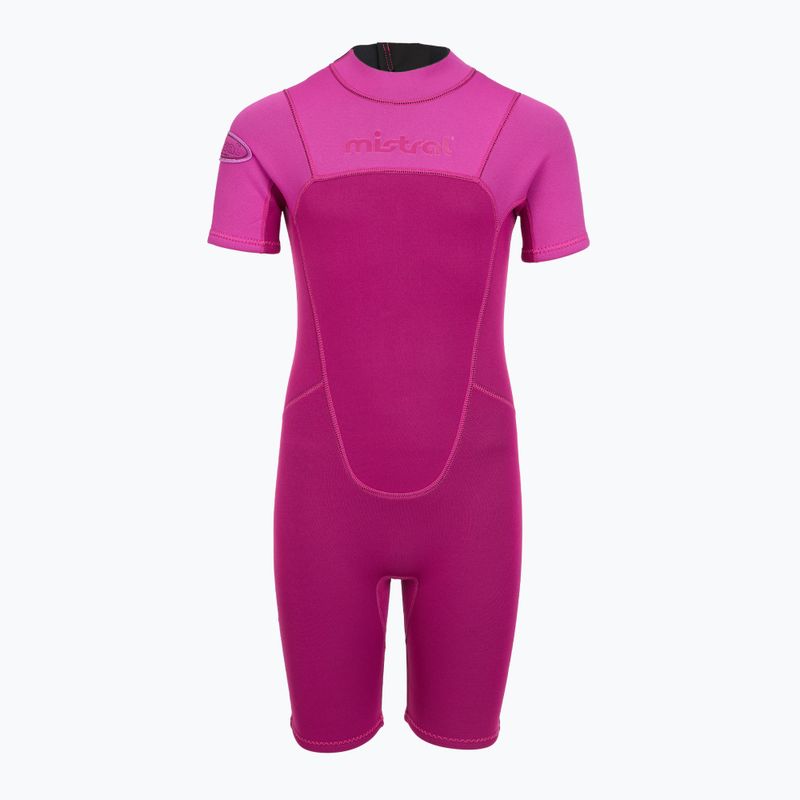 Vaikiškas plaukimo kostiumas Mistral Breeze 76 2,5/2mm Kids Shorty pink 2