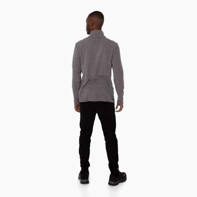 Vyriškas flisinis džemperis Protest Perfectym 1/4 Zip Active dark grey melee 3