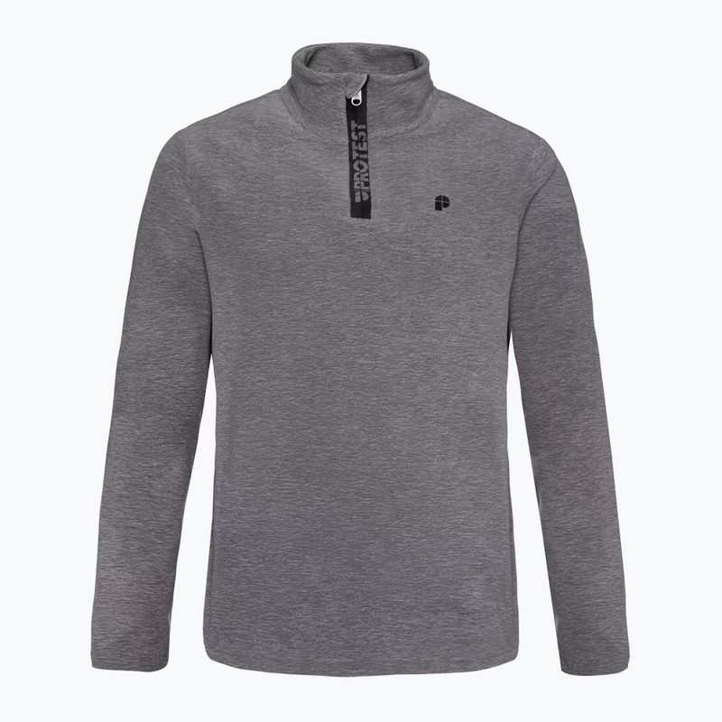 Vyriškas flisinis džemperis Protest Perfectym 1/4 Zip Active dark grey melee 6