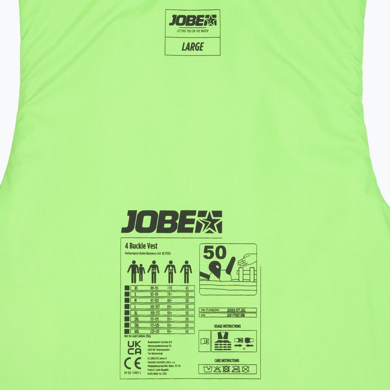 Apsauginė liemenė JOBE 4 Buckle lime 5