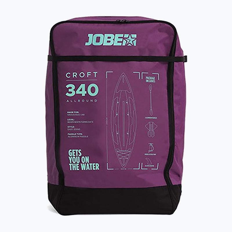 Pripučiama dvivietė baidarė JOBE Croft Inflatable Kayak Package 340 cm sunset purple 11