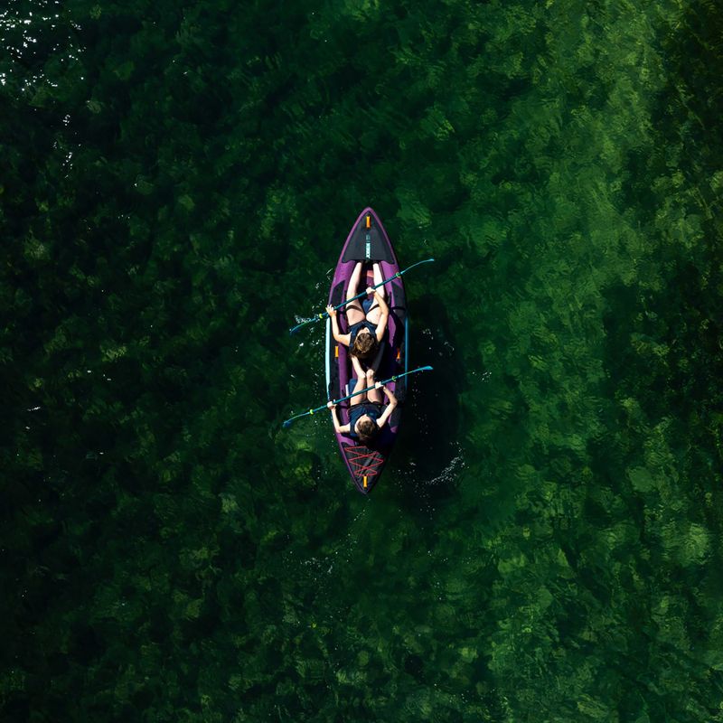 Pripučiama dvivietė baidarė JOBE Croft Inflatable Kayak Package 340 cm sunset purple 16
