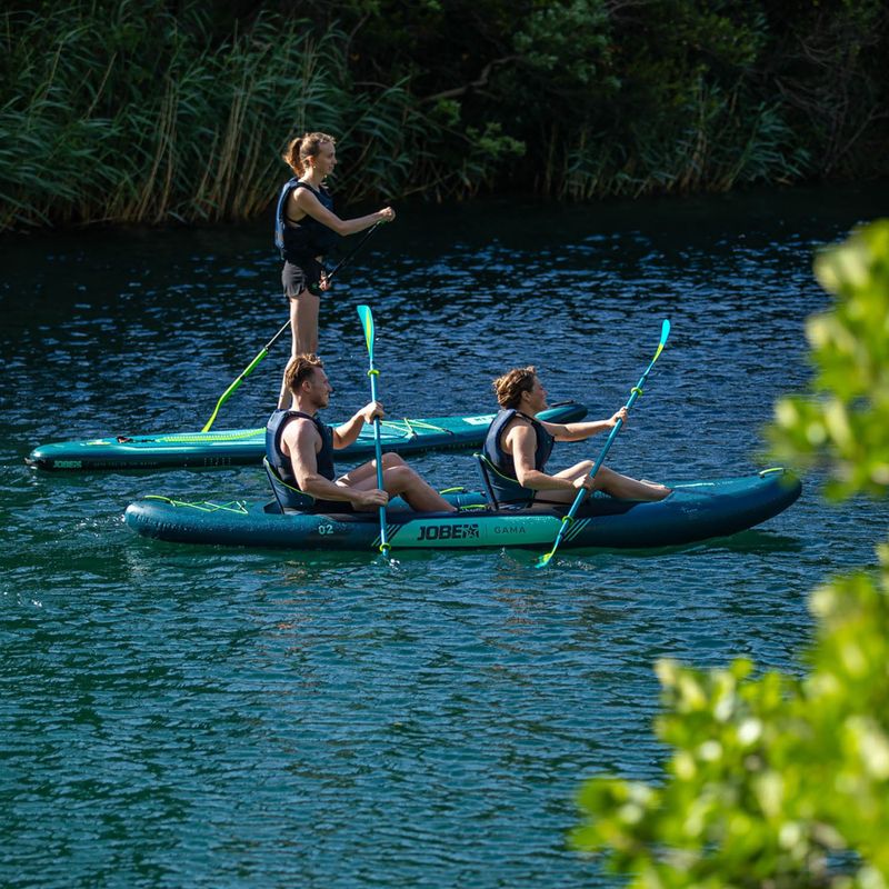 Pripučiama dvivietė baidarė JOBE Gama Inflatable Kayak Package 365 cm atlantic green 17