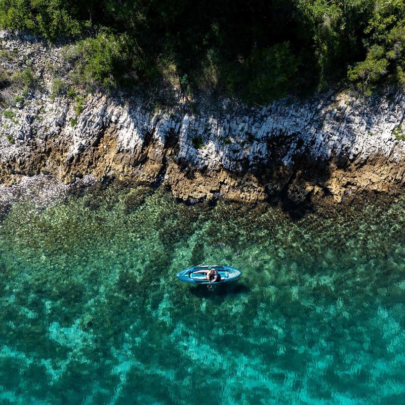 Pripučiama dvivietė baidarė JOBE Gama Inflatable Kayak Package 365 cm atlantic green 18