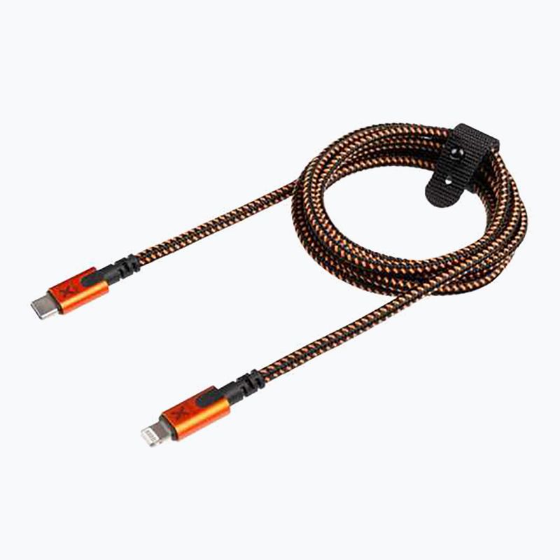 Laidas Xtorm Xtreme USB-C to Lightning 1.5m oranžinis