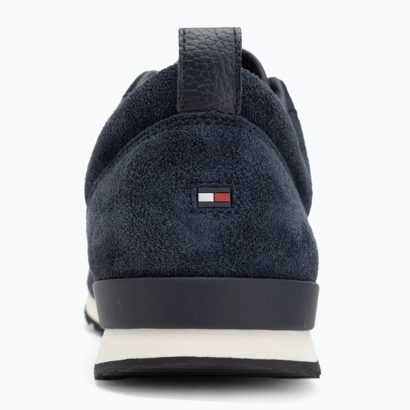 Vyriški batai Tommy Hilfiger Iconic Leather Suede Mix Runner midnight 6