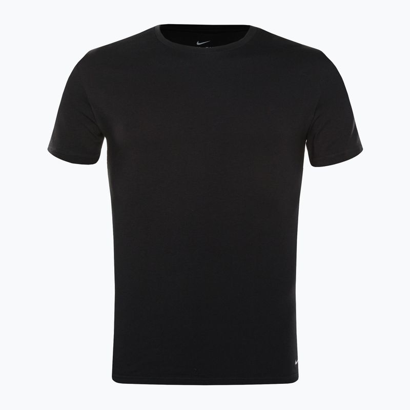 Vyriški treniruočių marškinėliai Nike Everyday Cotton Stretch Crew Neck SS 2Pk 100 black