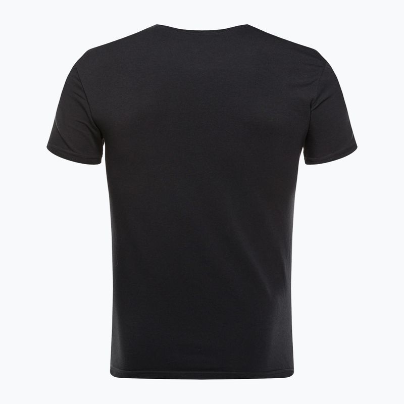 Vyriški treniruočių marškinėliai Nike Everyday Cotton Stretch Crew Neck SS 2Pk 100 black 2