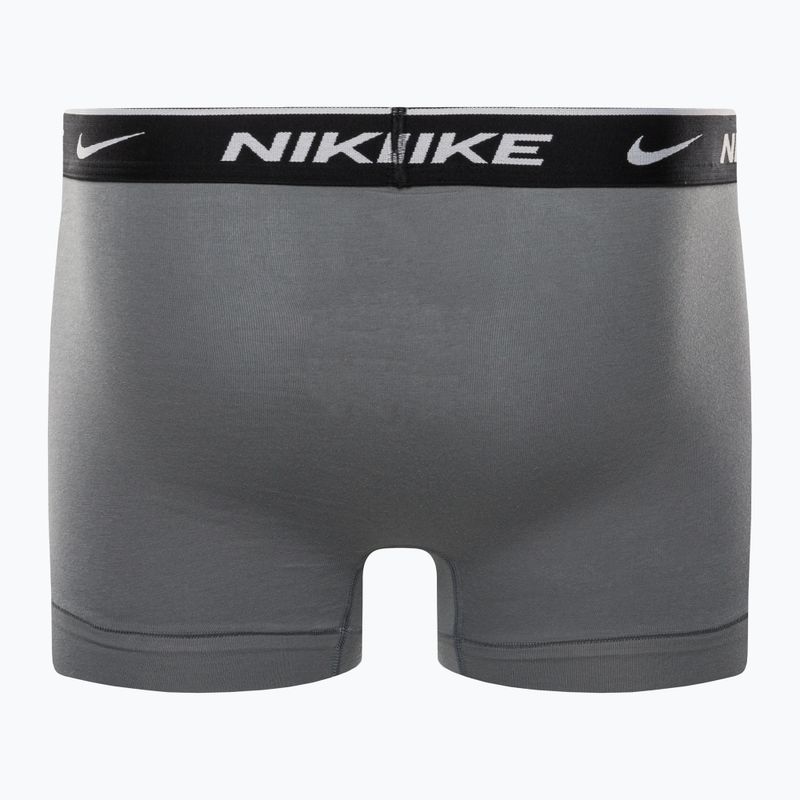 Vyriški boksininko šortai Nike Everyday Cotton Stretch Trunk 3Pk UB1 swoosh print/grey/uni blue 6