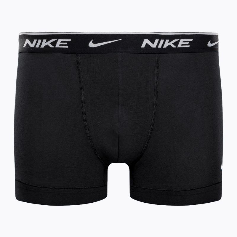 Vyriški boksininko šortai Nike Everyday Cotton Stretch Trunk 3Pk UB1 obsidian / game royal / black 2