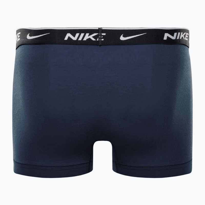 Vyriški boksininko šortai Nike Everyday Cotton Stretch Trunk 3Pk UB1 obsidian / game royal / black 6