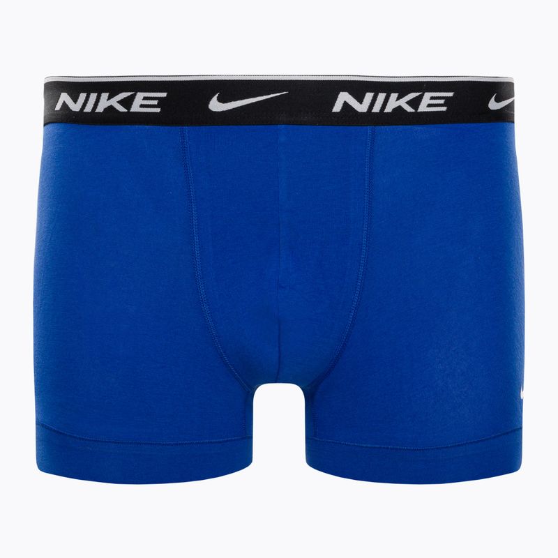 Vyriški boksininko šortai Nike Everyday Cotton Stretch Trunk 3Pk UB1 obsidian / game royal / black 8