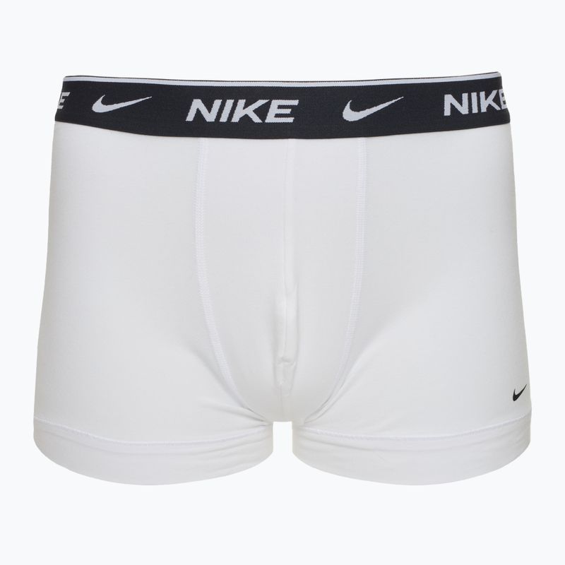 Vyriškos trumpikės Nike Everyday Cotton Stretch Trunk 3 poros white/grey heather/black 4