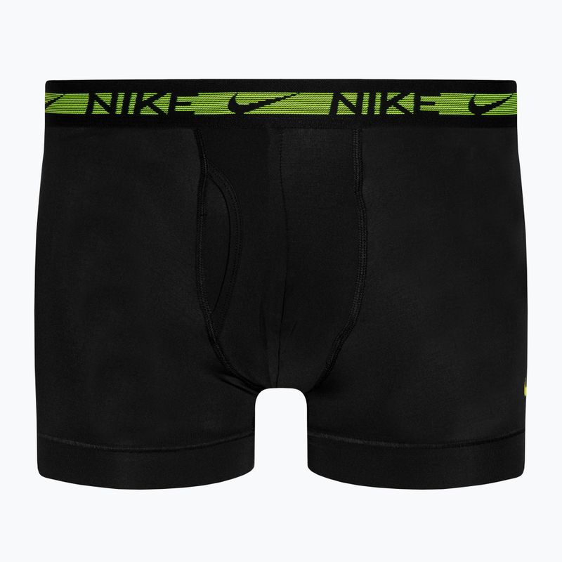 Vyriškos trumpikės Nike Dri-FIT Ultra Stretch Micro Trunk 3 poros black/volt/blue/red 2