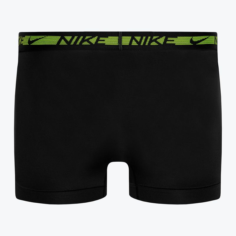 Vyriškos trumpikės Nike Dri-FIT Ultra Stretch Micro Trunk 3 poros black/volt/blue/red 3