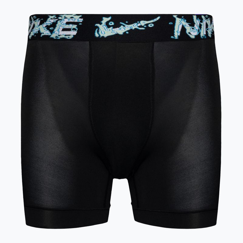 Vyriškos trumpikės Nike Dri-Fit Essential Micro Boxer Brief 3 poros black/green/blue 4