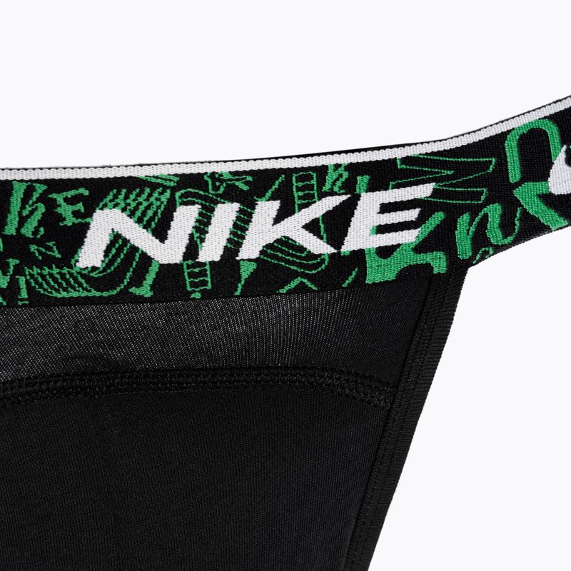 Vyriškos kelnaitės Nike Dri-FIT Everyday Cotton Stretch Jock Strap 3 poros black/red/aquarius blue/stadium green 3