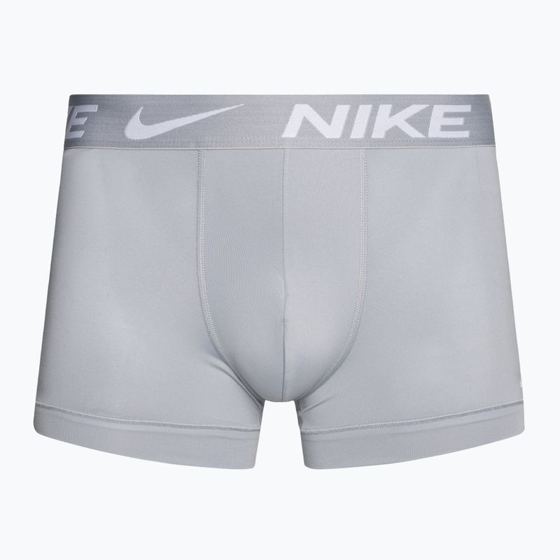 Vyriškos trumpikės Nike Dri-Fit Essential Micro Trunk 3 poros grey/light/orange 2