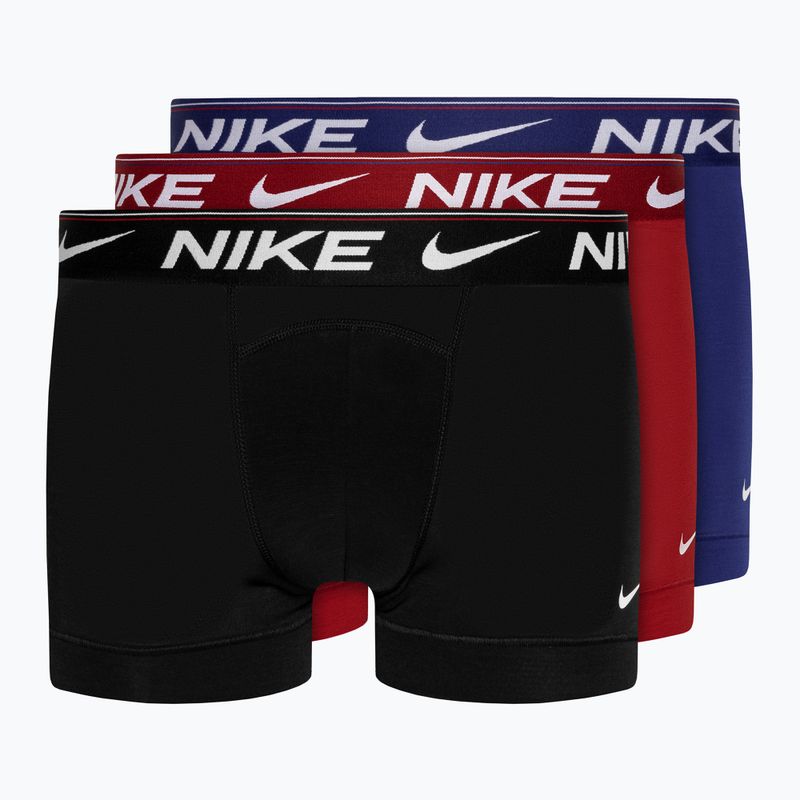 Vyriškos trumpikės Nike Dri-FIT Ultra Comfort Trunk 3 poros gym red/deep royal/black