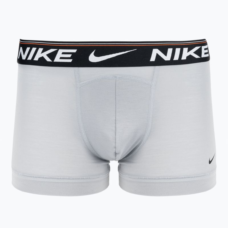 Vyriškos trumpikės Nike Dri-FIT Ultra Comfort Trunk 3 poros grey/orange 2