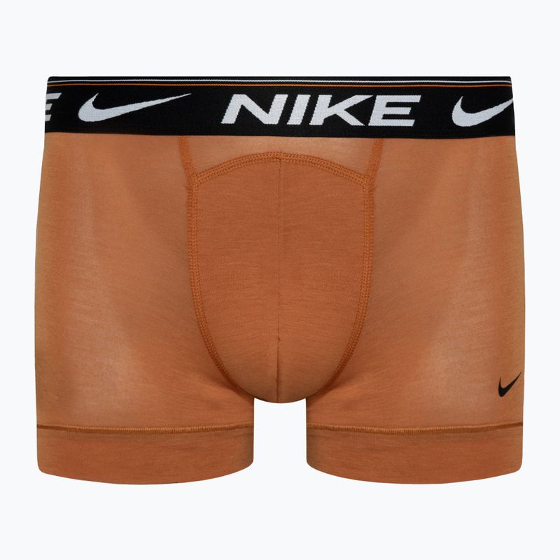 Vyriškos trumpikės Nike Dri-FIT Ultra Comfort Trunk 3 poros turquoise/black/orange 3