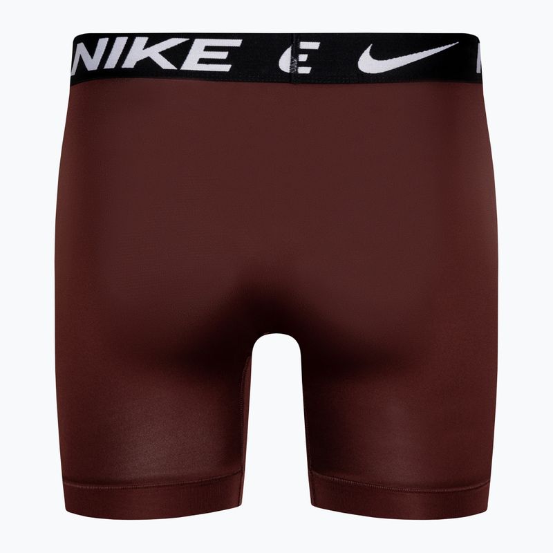 Vyriškos trumpikės Nike Dri-Fit Essential Micro Boxer Brief 3 poros grey/court blue/dark red 3