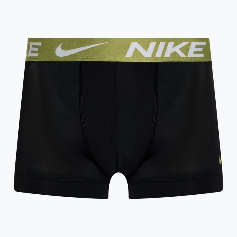 Vyriškos trumpikės Nike Dri-Fit Essential Micro Trunk 3 poros black/star blue/pear/anthracite 3