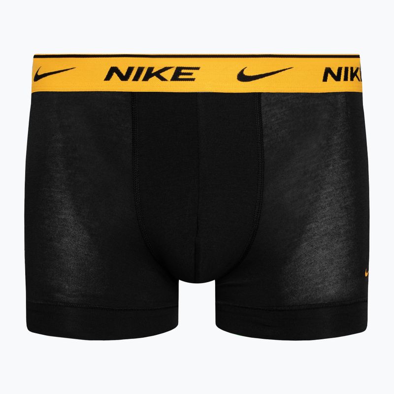 Vyriškos trumpikės Nike Everyday Cotton Stretch Trunk 3 poros grey/orange/yellow 4