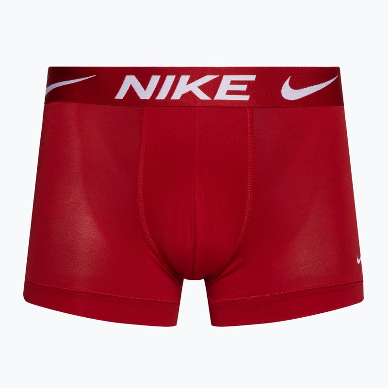 Vyriškos trumpikės Nike Dri-Fit Essential Micro Trunk 3 poros black/red/blue 2