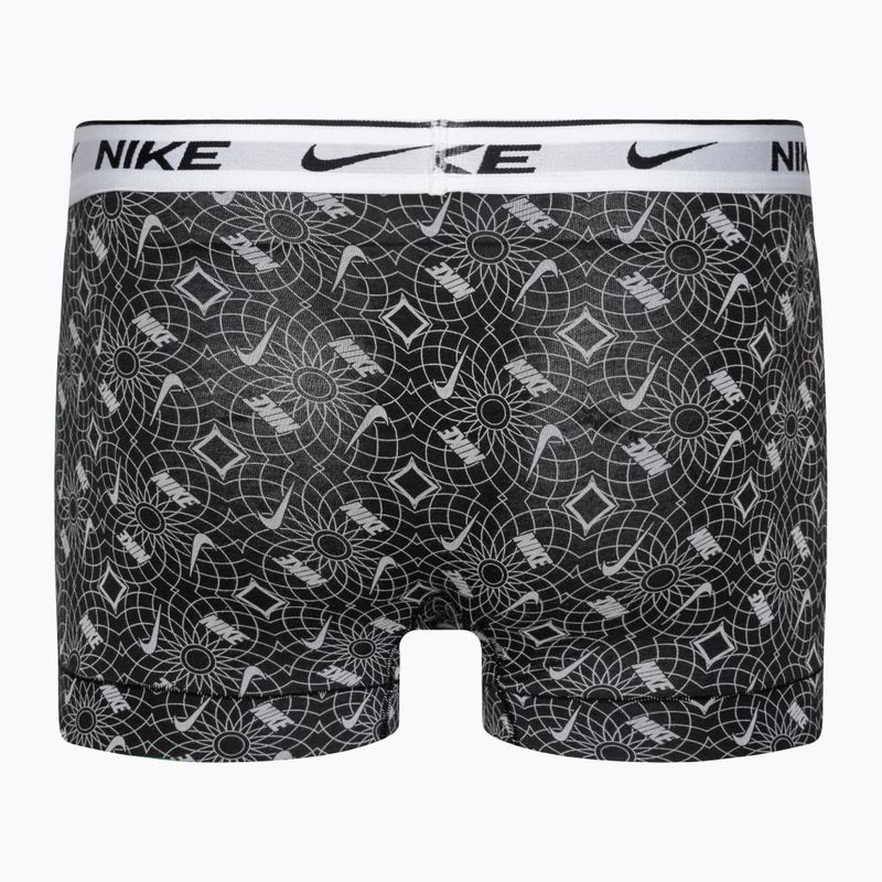 Vyriškos trumpikės Nike Everyday Cotton Stretch Trunk 3 poros black/blue/grey 5