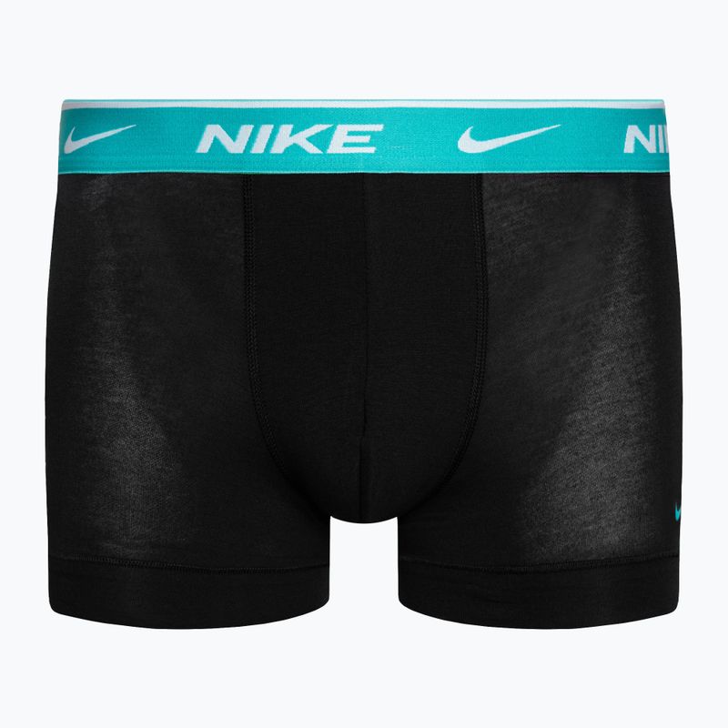 Vyriškos trumpikės Nike Everyday Cotton Stretch Trunk 3 poros turquoise/violet/blue 4