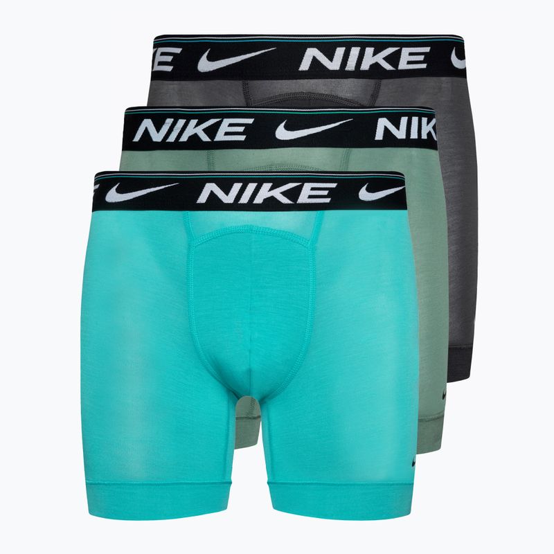 Vyriškos trumpikės Nike Dri-FIT Ultra Comfort Brief 3 poros blue/grey/turquise