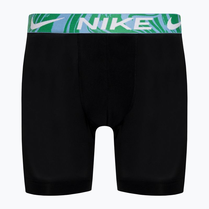 Vyriškos trumpikės Nike Dri-Fit Essential Micro Boxer Brief 3 poros black/aquarius bleu/laser fuchsia/grey 2