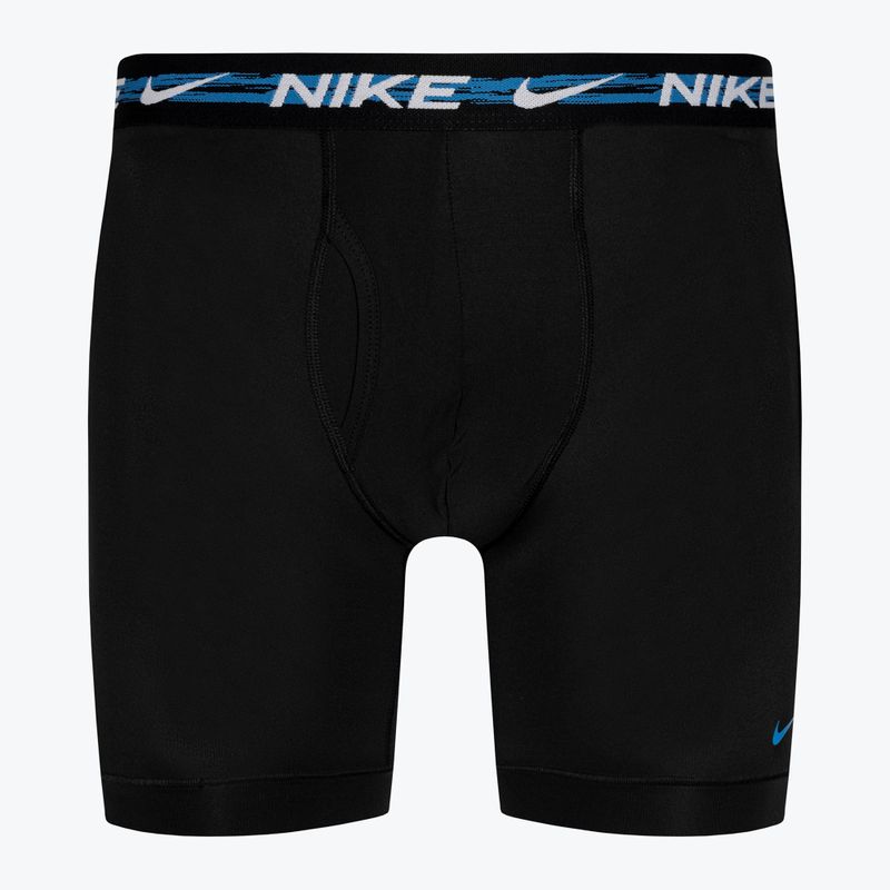 Vyriškos trumpikės Nike Dri-FIT Ultra-Stretch Micro Brief 3 poros laser fuchsia/court blue/black 5