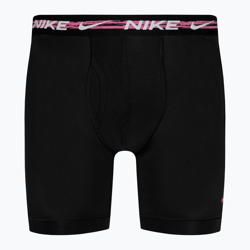 Vyriškos trumpikės Nike Dri-FIT Ultra-Stretch Micro Brief 3 poros laser fuchsia/court blue/black 6