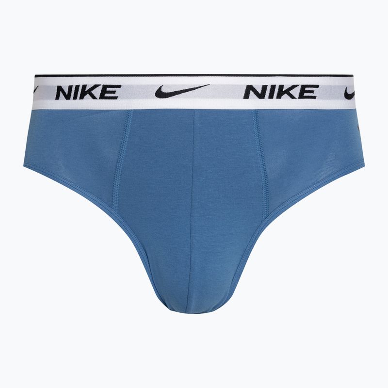 Vyriškos kelnaitės Nike Everyday Cotton Stretch Brief 3 poros star blue/wolf grey/black white 2
