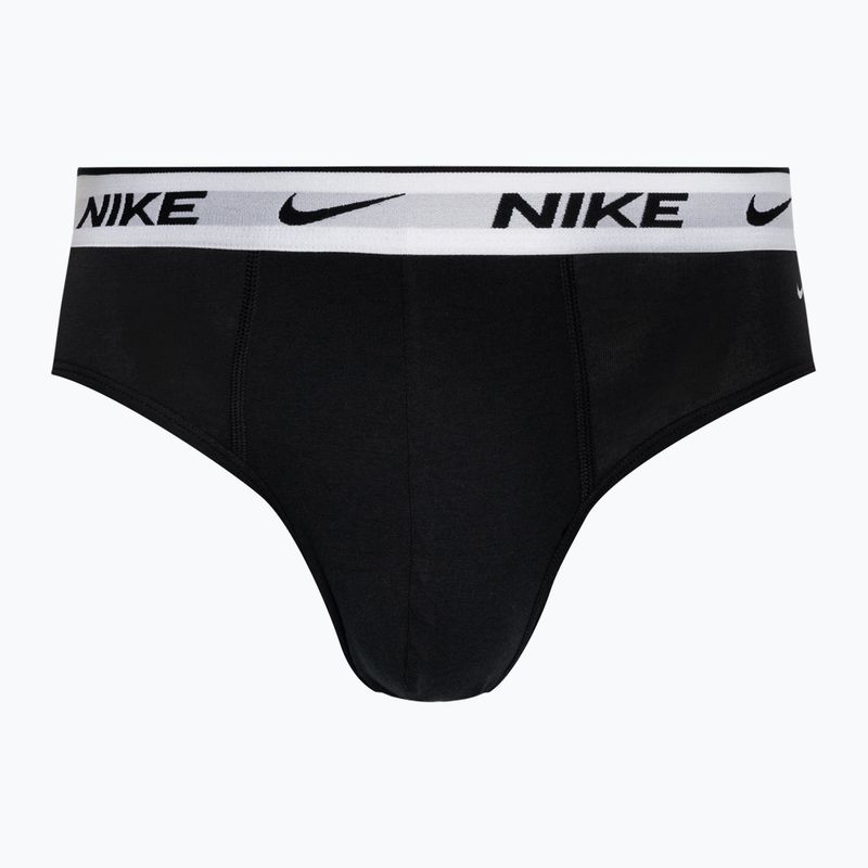 Vyriškos kelnaitės Nike Everyday Cotton Stretch Brief 3 poros star blue/wolf grey/black white 4