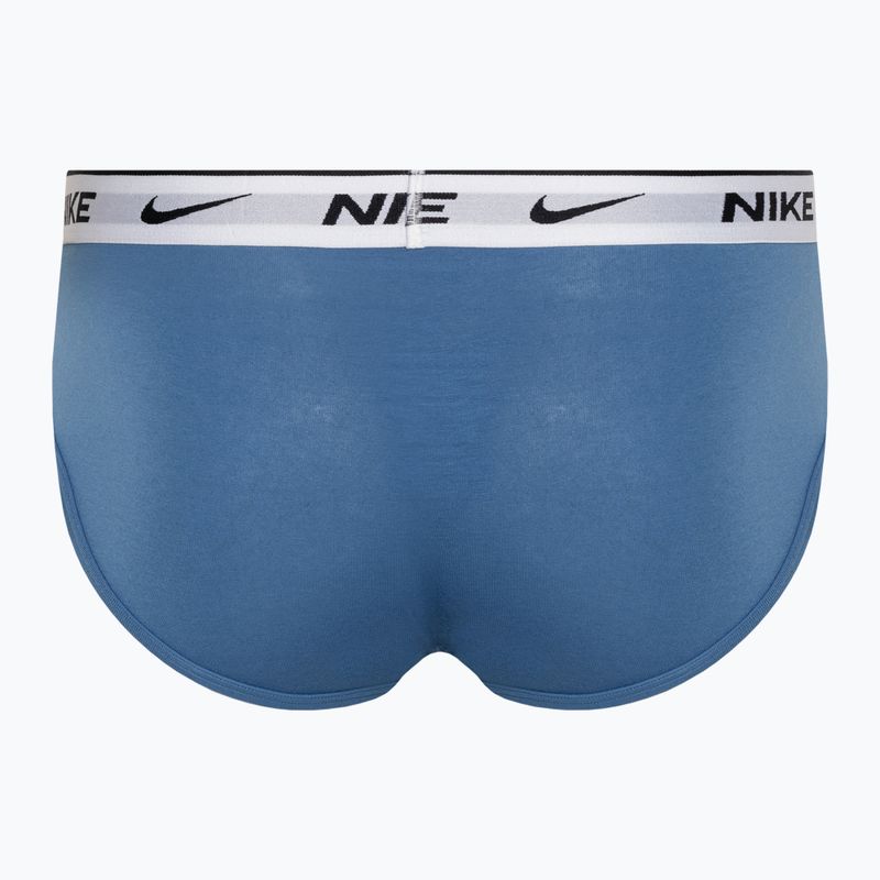Vyriškos kelnaitės Nike Everyday Cotton Stretch Brief 3 poros star blue/wolf grey/black white 5