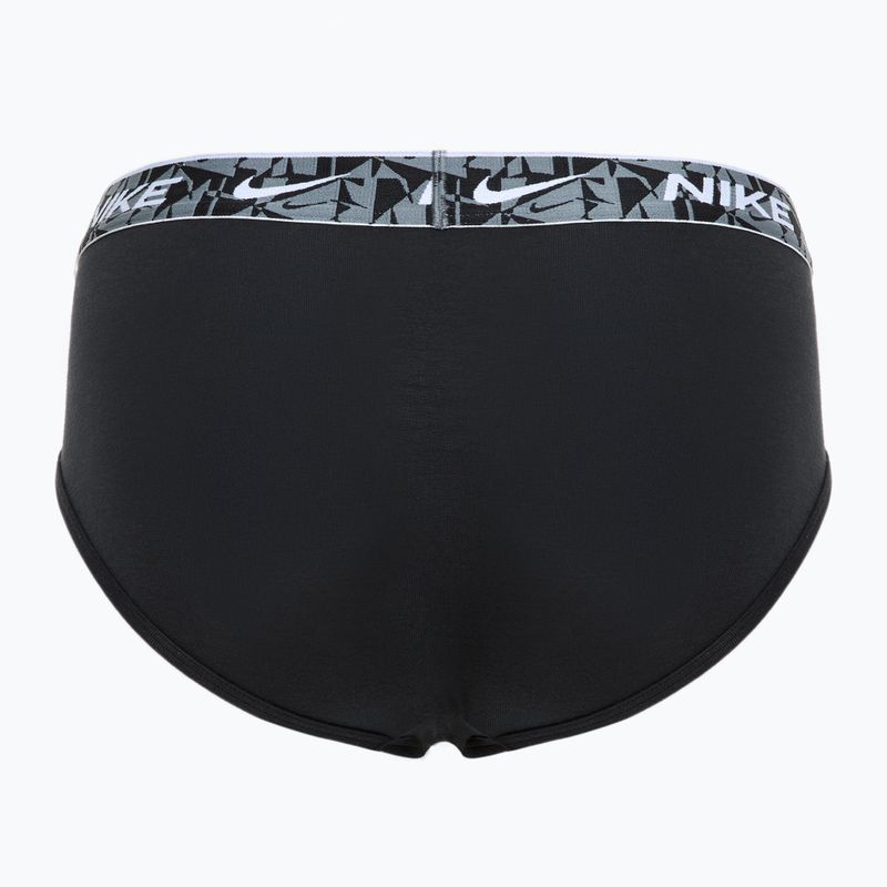 Vyriškos kelnaitės Nike Everyday Cotton Stretch Brief 3 poros black/green/black 5