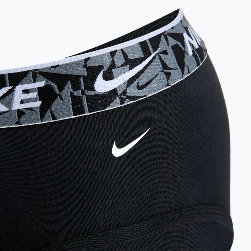 Vyriškos kelnaitės Nike Everyday Cotton Stretch Brief 3 poros black/green/black 6