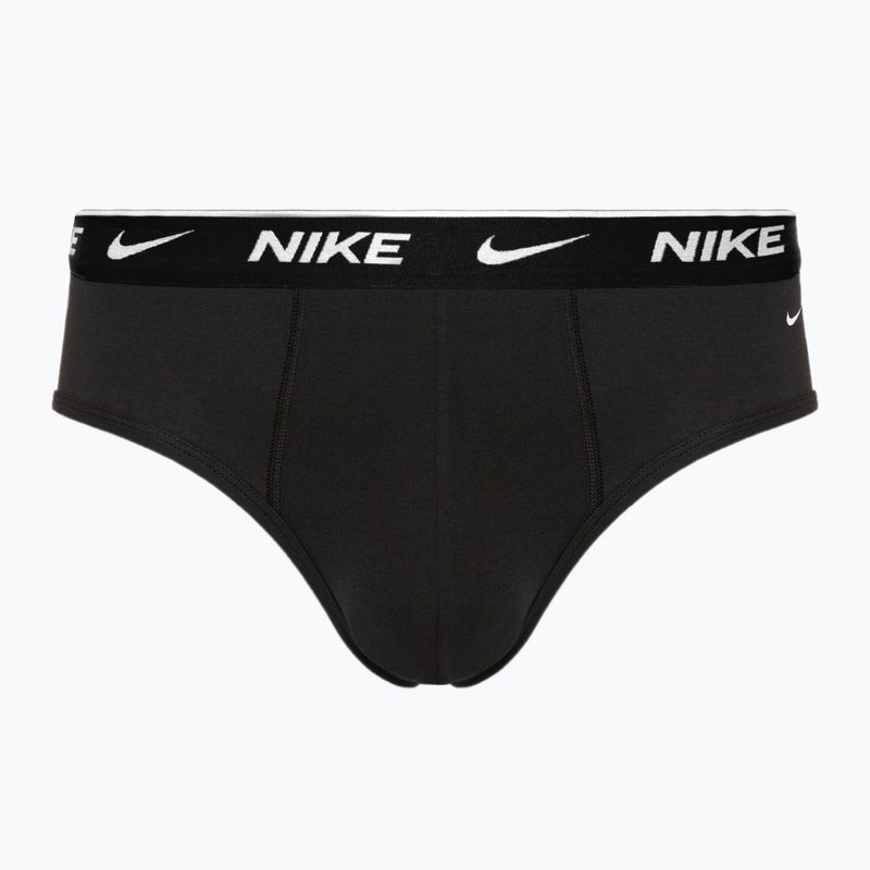 Vyriškos kelnaitės Nike Everyday Cotton Stretch Brief 3 poros black dusty/ast/arry navy 3