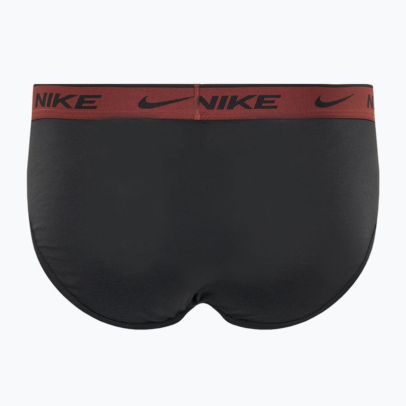 Vyriškos kelnaitės Nike Everyday Cotton Stretch Brief 3 poros cyber black/heather grey/dark pony 3