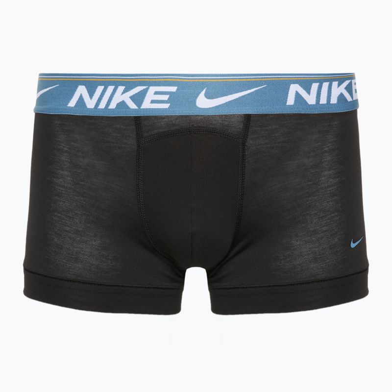 Vyriškos trumpikės Nike Dri-FIT Ultra Comfort Trunk 3 poros black gold/storm/black 3