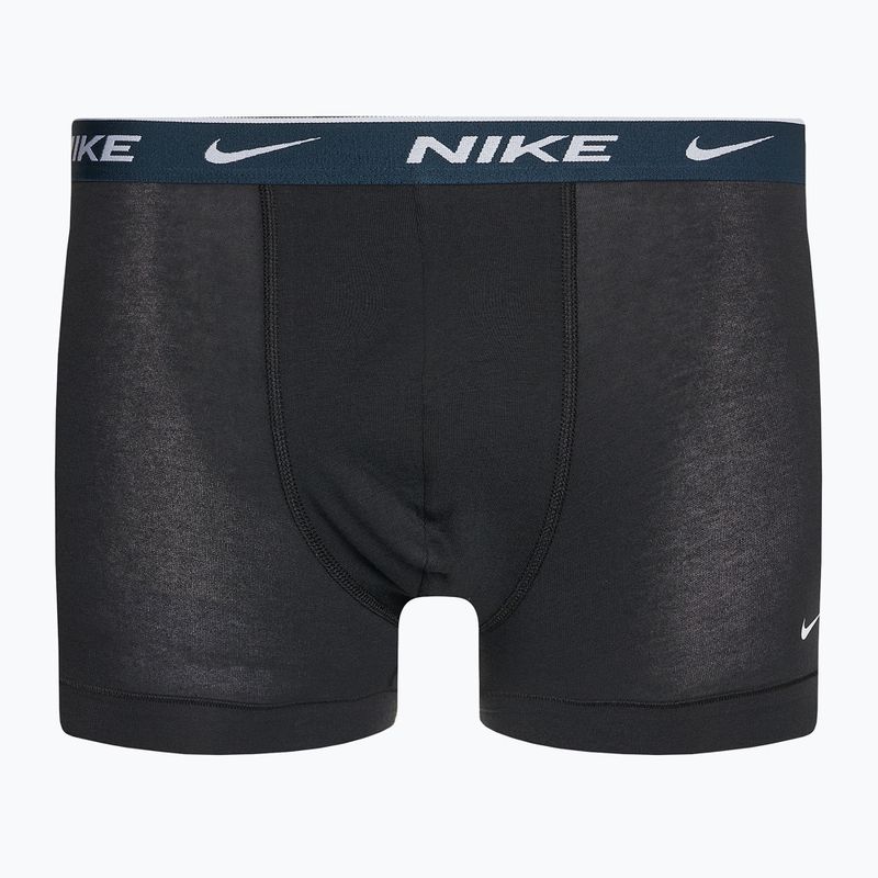 Vyriškos trumpikės Nike Everyday Cotton Stretch Trunk 3 poros black/armory navy/black 5